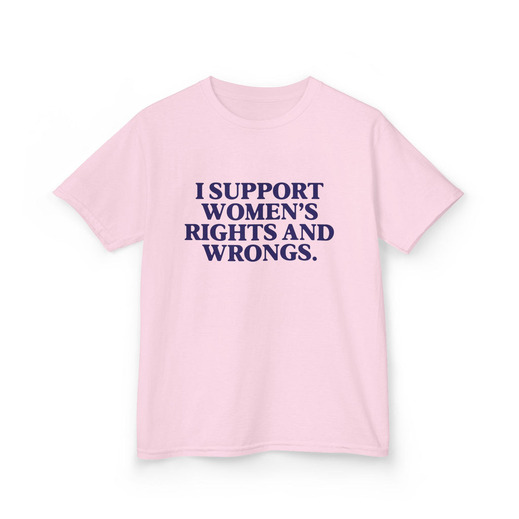 "I Support Women's Rights and Wrongs" Baby Tee