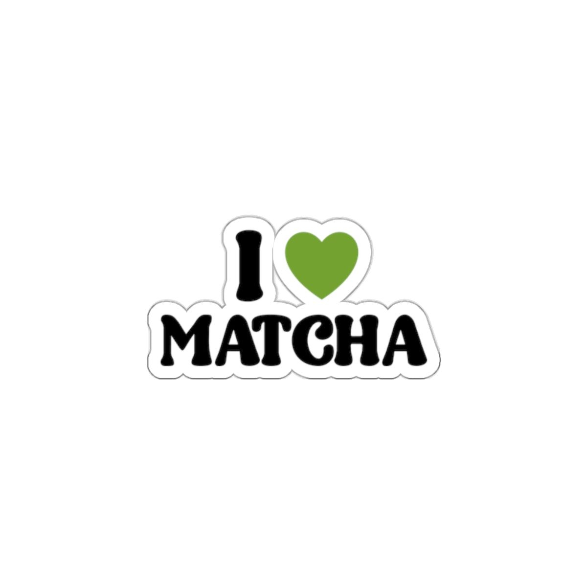 I Heart Matcha Sticker