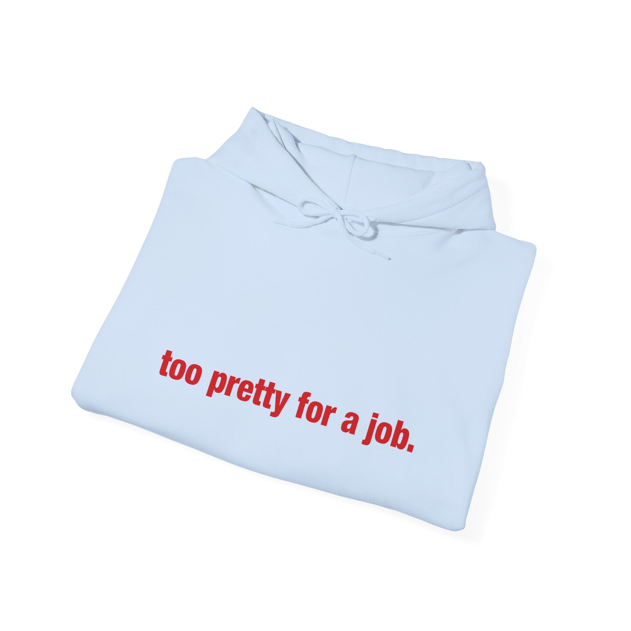 "Too Pretty for a Job" Hoodie